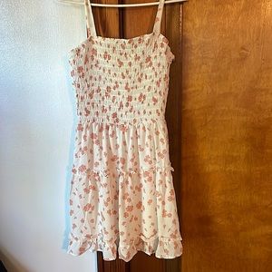 🌸brand new, Jessica Simpson, white and pink floral dress🌸